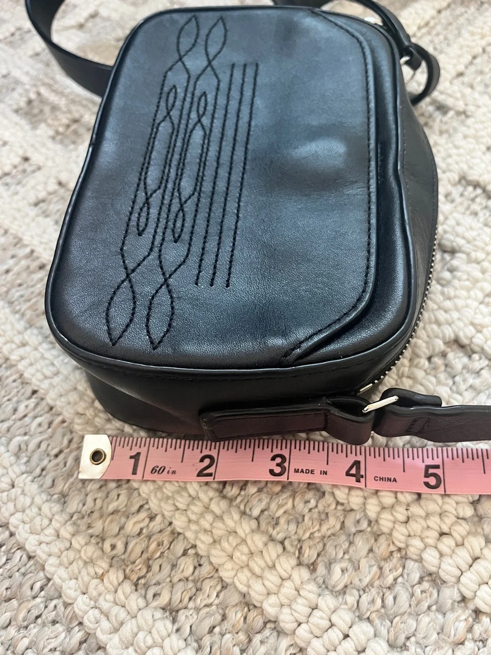 ALLSAINTS Cooper Leather Camera Bag